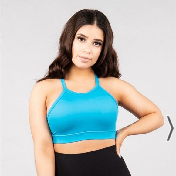 BuffBunny Caterina Backless Sports Bra Blue Size Small - Picture 3 of 7